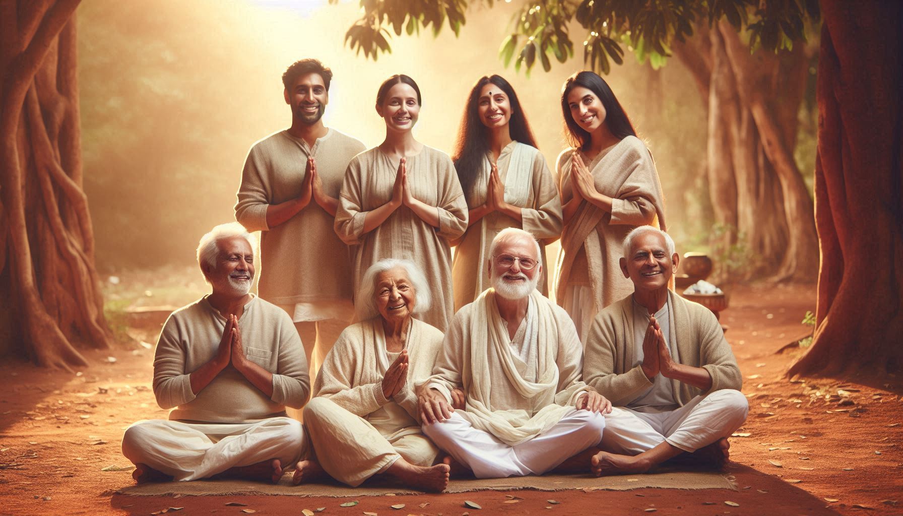 Happy healed patients and families