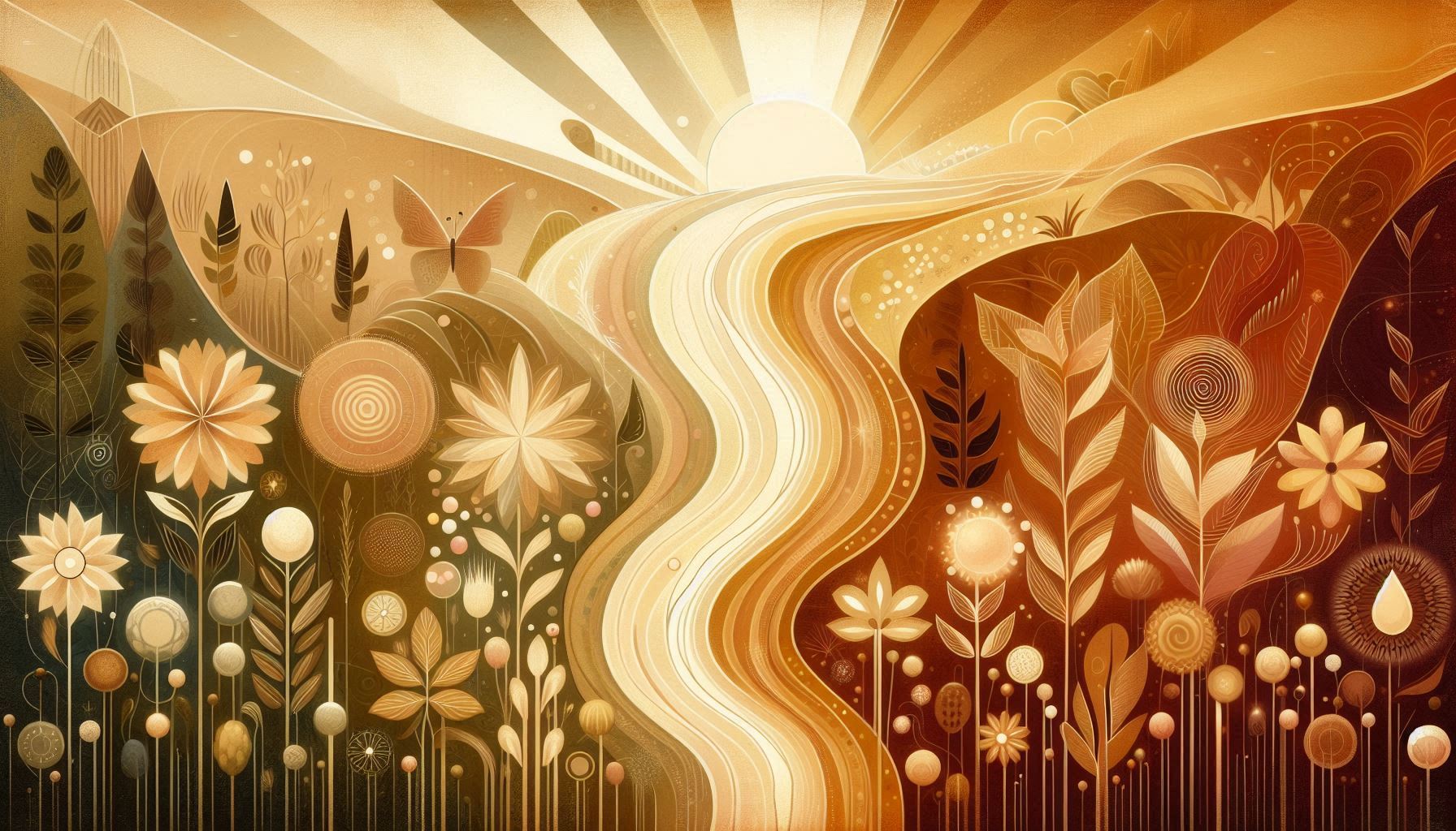 Healing timeline progression from illness to wellness
