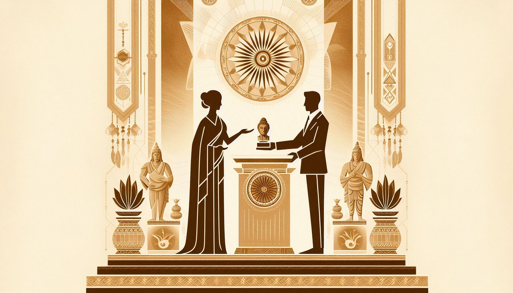 Presidential recognition ceremony with official documents